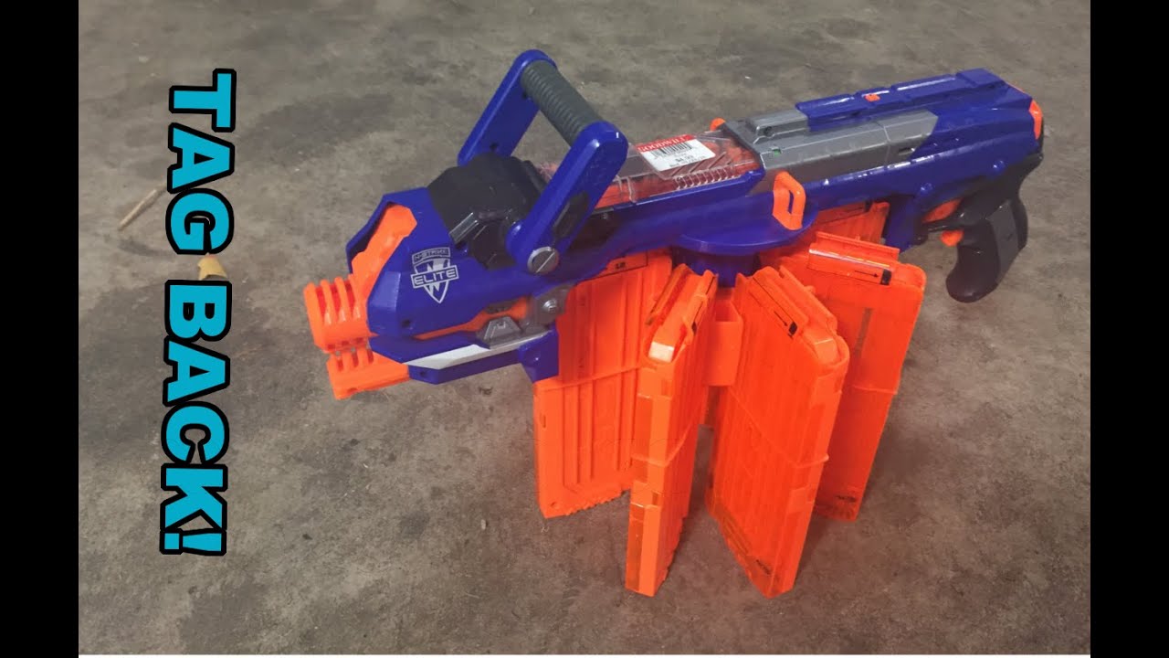 TAG BACK! - Nerf N-Strike Elite Hail-fire (Meet the Heavy) | Walcom S7