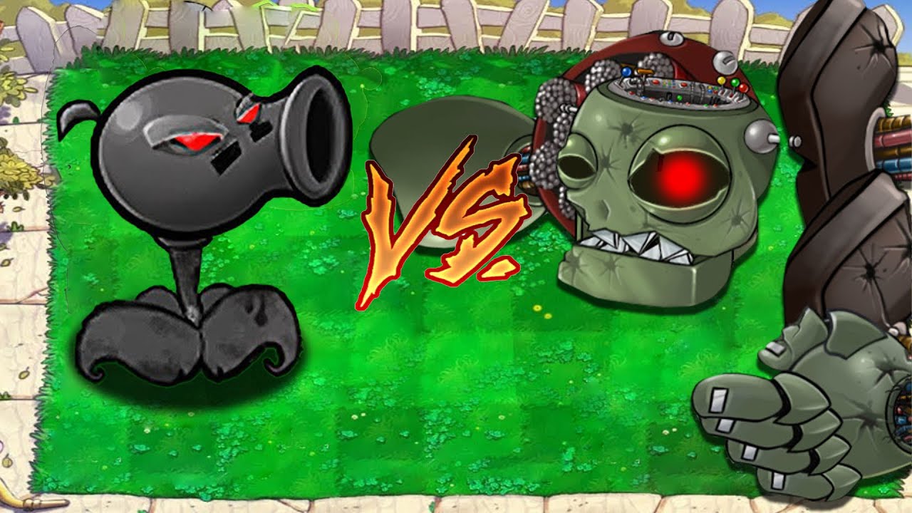 1 Doom Peashooter vs 1 Dr. Zomboss vs All Zombies - Plants vs Zombies