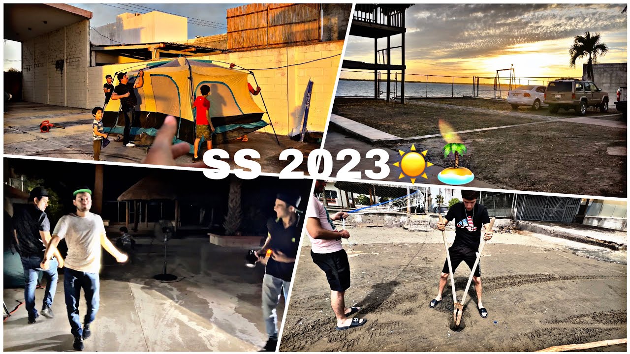 ASÍ ALISTAMOS DONDE ACAMPAMOS EN SEMNA SANTA Y PASANDO EL PRIMER DÍA EN LA PLAYA☀️🏝️‼️ (elmariomt)