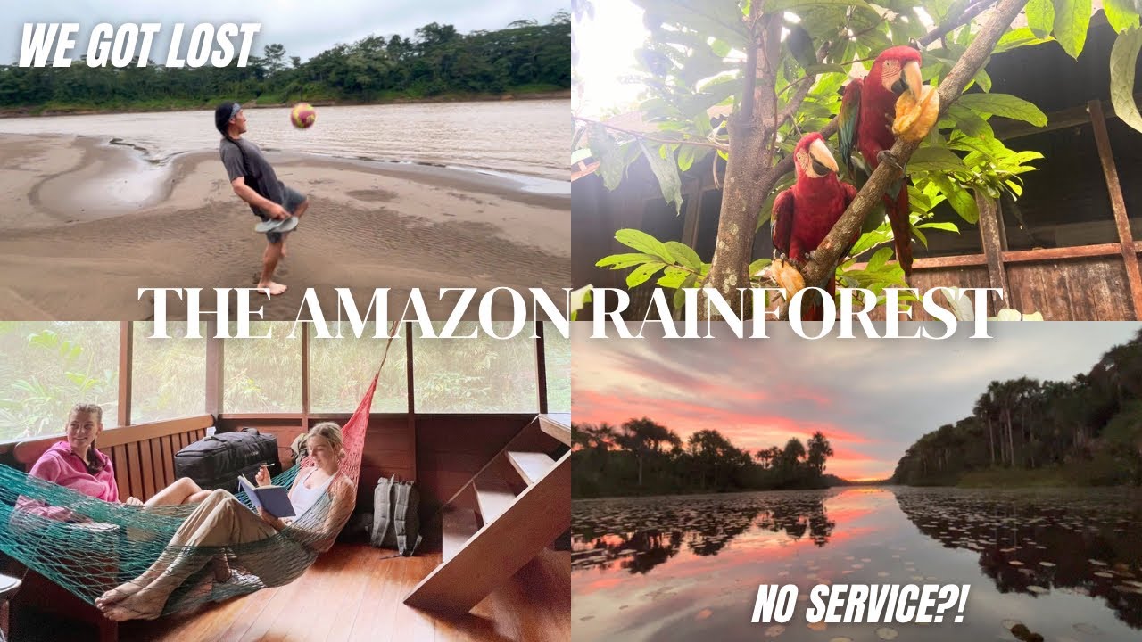 ONE OF THE COOLEST EXPERIENCES| exploring the amazon rainforest 💃🦜🤍
