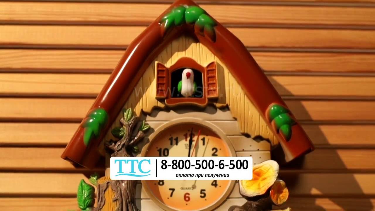Часы с кукушкой «Весенняя мелодия». ttstv.ru