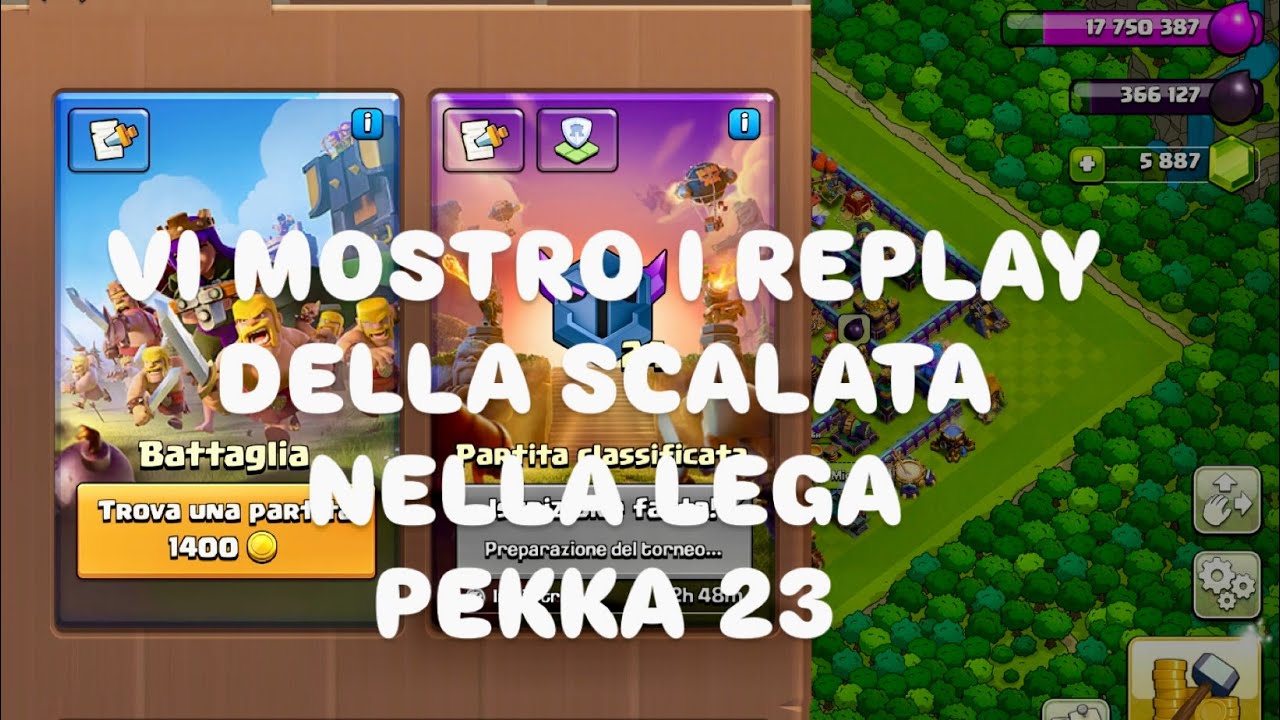 CLASH OF CLANS SCALATA LEGA PEKKA 23
