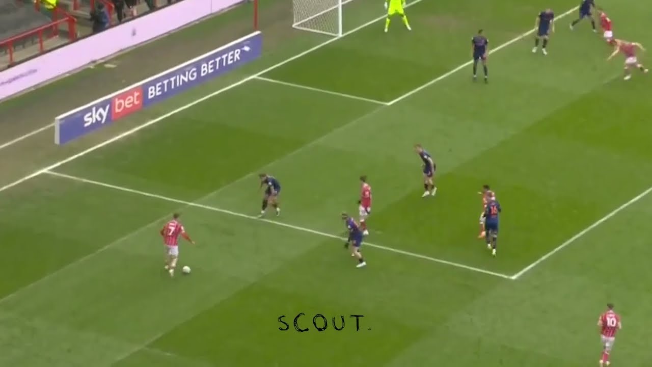 Alex Scott vs Blackpool (H) - 11/03/2023