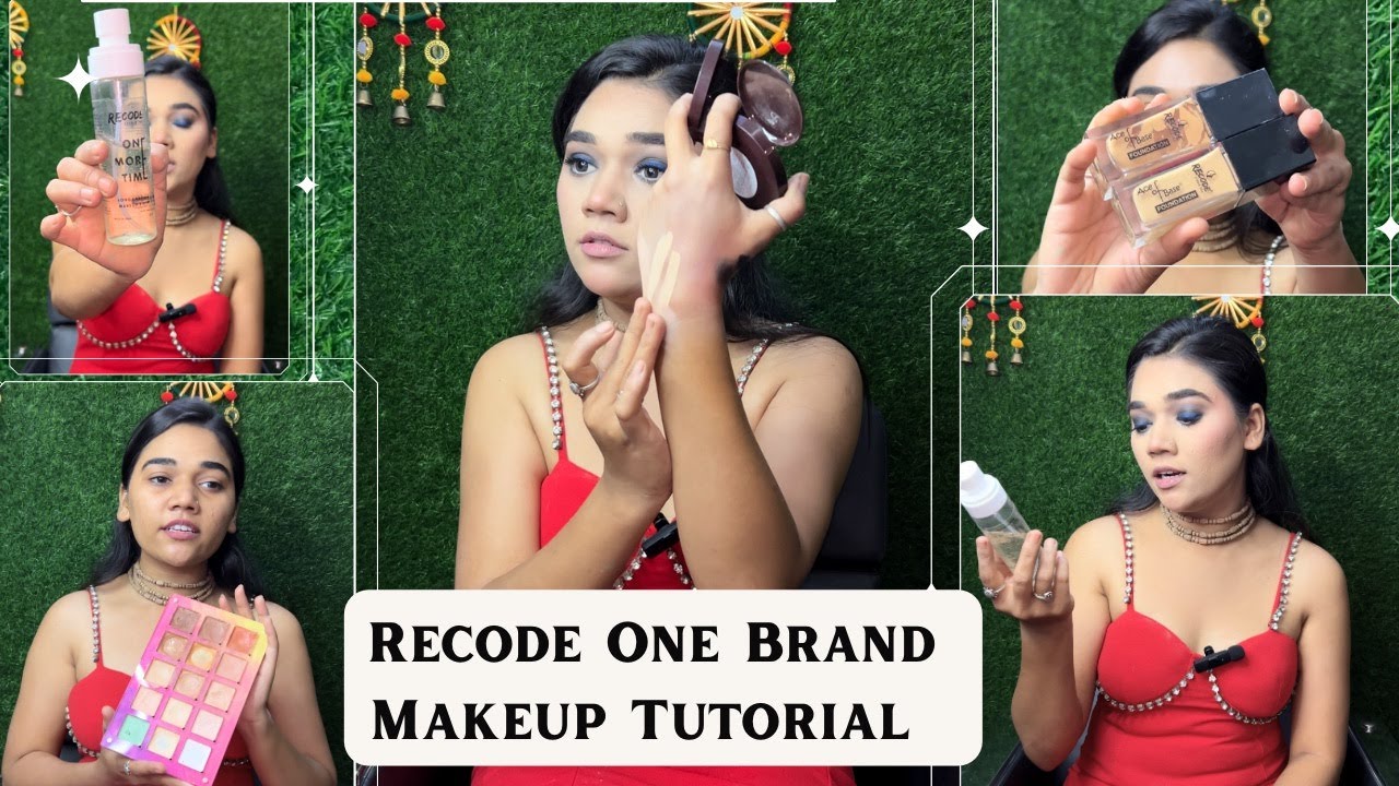 Recode One Brand Makeup Tutorial ✅ Step by step full Makeup Tutorial | Recode product honest review