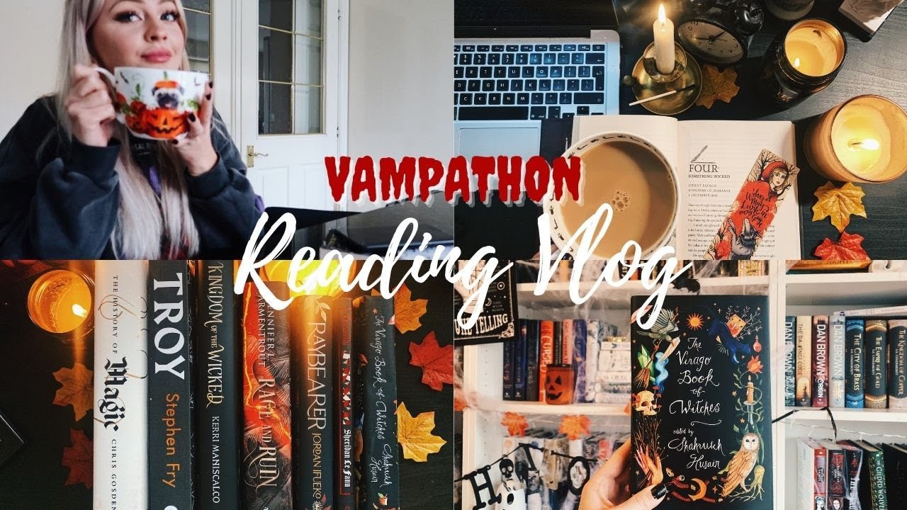 VAMPATHON READING VLOG!🦇 Bookstore Trip, Book Haul & Finishing Another Book!