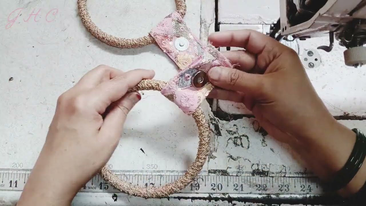 Fancy bag design full tutorial | stylish bag idea | inspired by pinterest # golden heart creation 