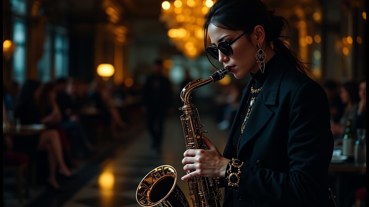 Warm Saxophone BACKGROUND MUSIC for Lounge Style Focus After Dark