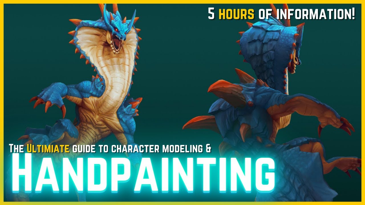 The ULTIMATE Guide for Creating Handpainted 3D Models [MODELING/SCULPTING + TEXTURE PAINTING]