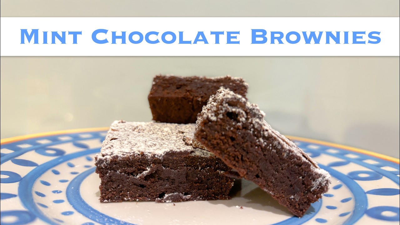 SURPRISE Mint Chocolate Brownies | Fudge and delicious