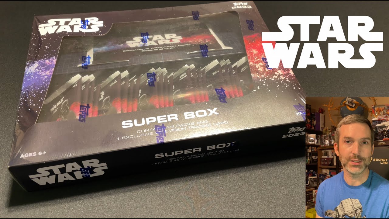 Topps Star Wars 2023 Super Box | Opening a 24 pack hobby box of the new flagship trading card set