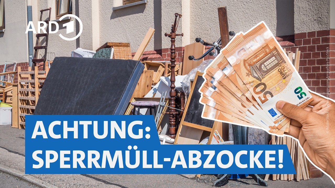 So trickst die Sperrmüllmafia Verbraucher und Staat aus | Marktcheck SWR