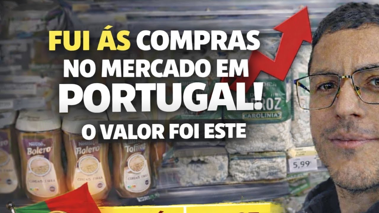 Final das compras no mercado em Portugal  hora de pagar faltou algumas coisas 