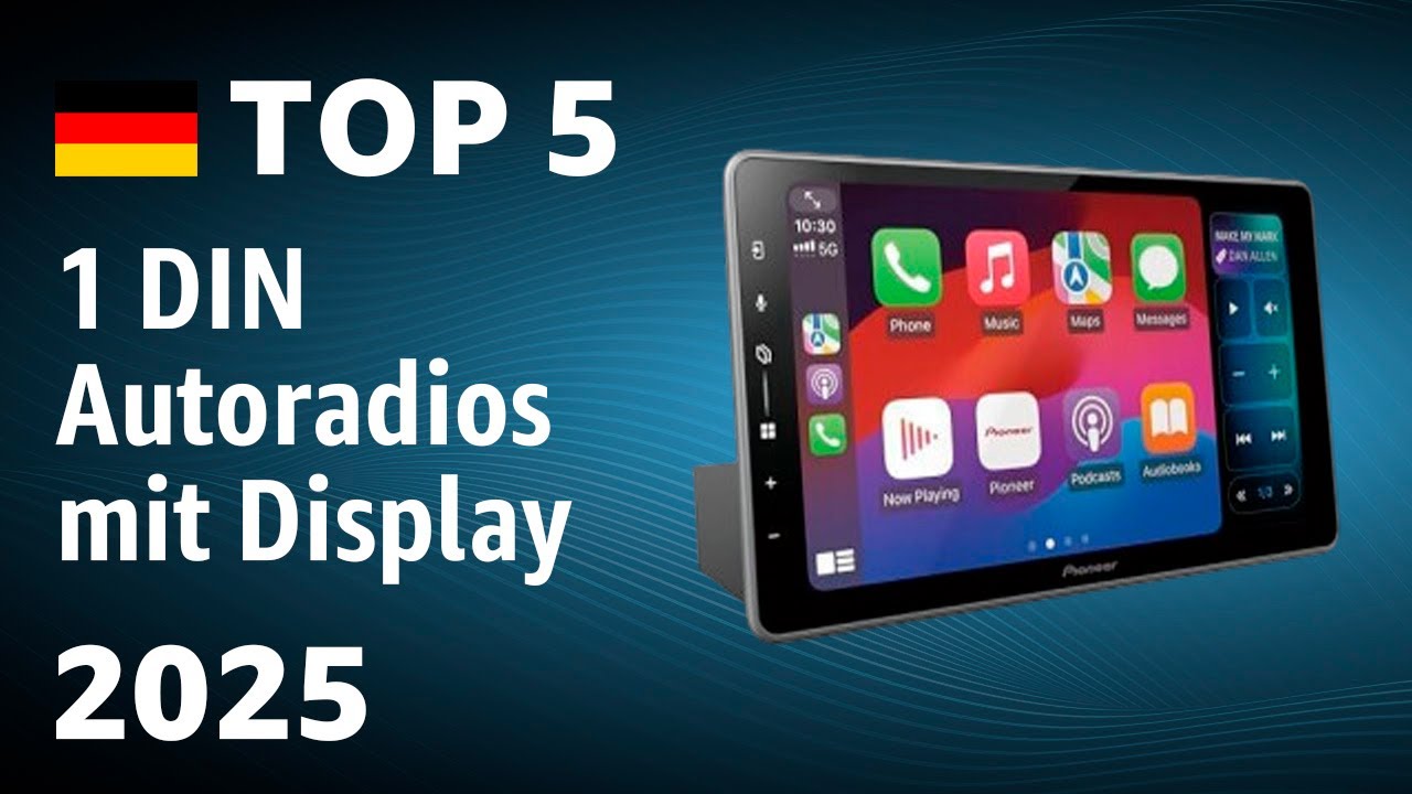 TOP&mdash;5. Beste 1 DIN Autoradios mit Display (Android, Carplay, DAB+, Navi). Test & Vergleich 2025