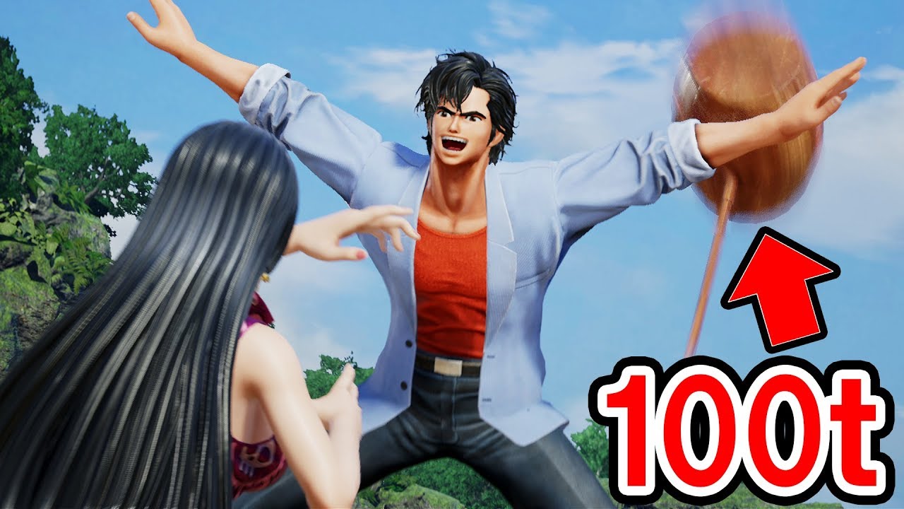 【ジャンプフォース】冴羽リョウの暴走に香の100tハンマーが炸裂「モッコリちゃん発見！」シティーハンター【JUMP FORCE】
