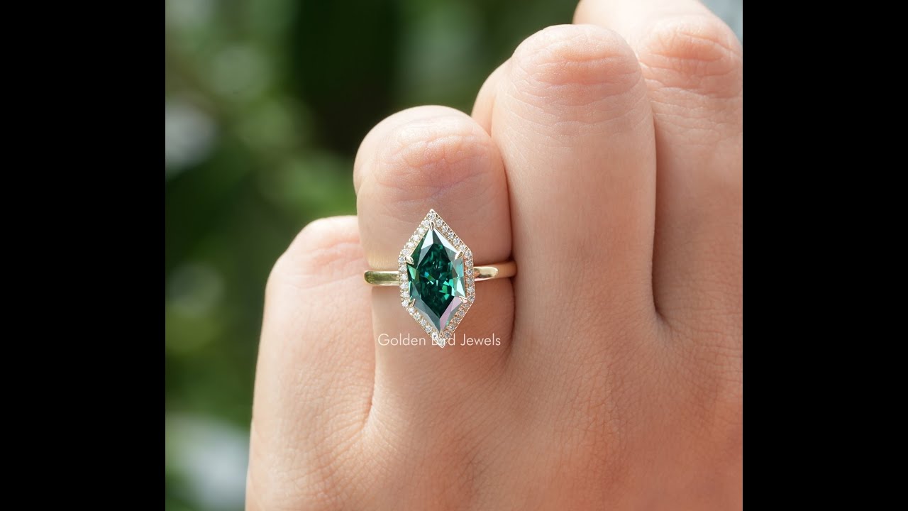 Moissanite Dutch Marquise Cut Fancy Proposal Ring #customizedjewelry #weddingift  @GoldenBirdJewels