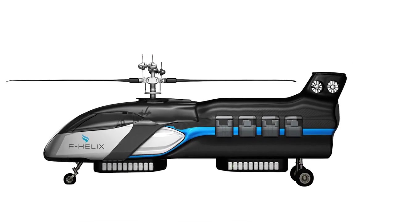 F-HelixBUS eVTOL electric helicopter -Helixtaxi