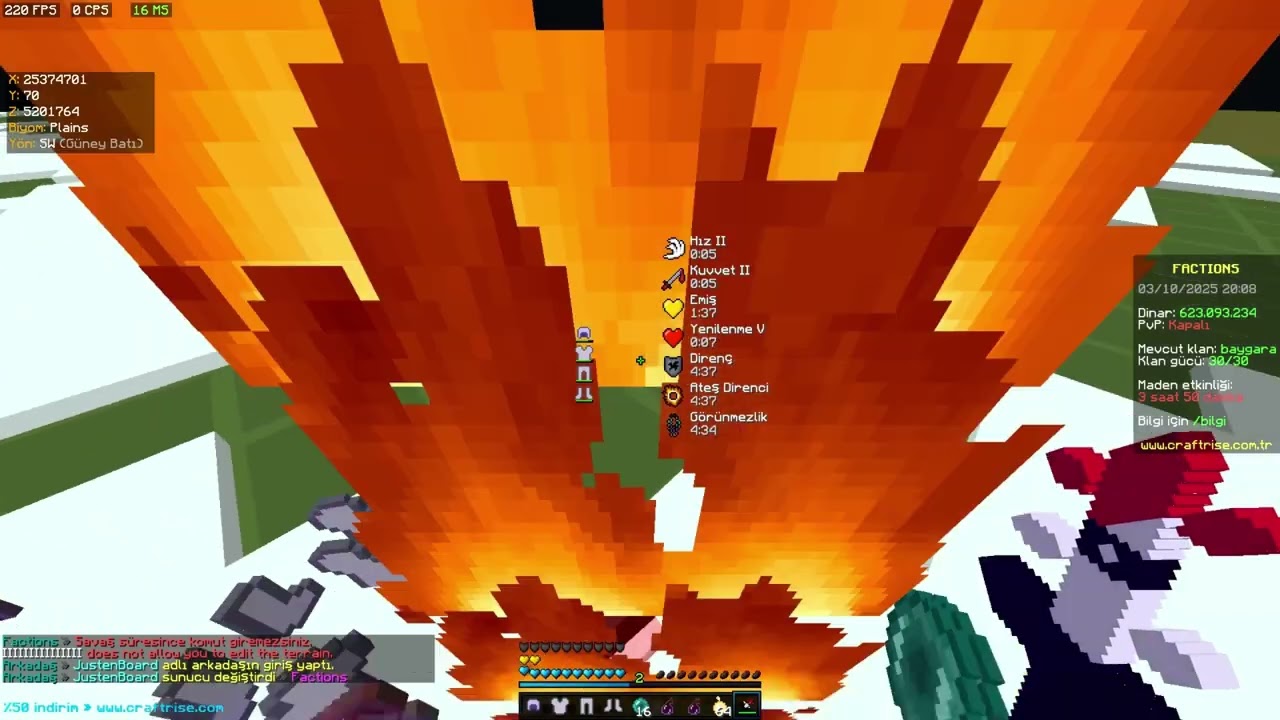CR FACTİONS EDİT AVI #craftrise #pvp