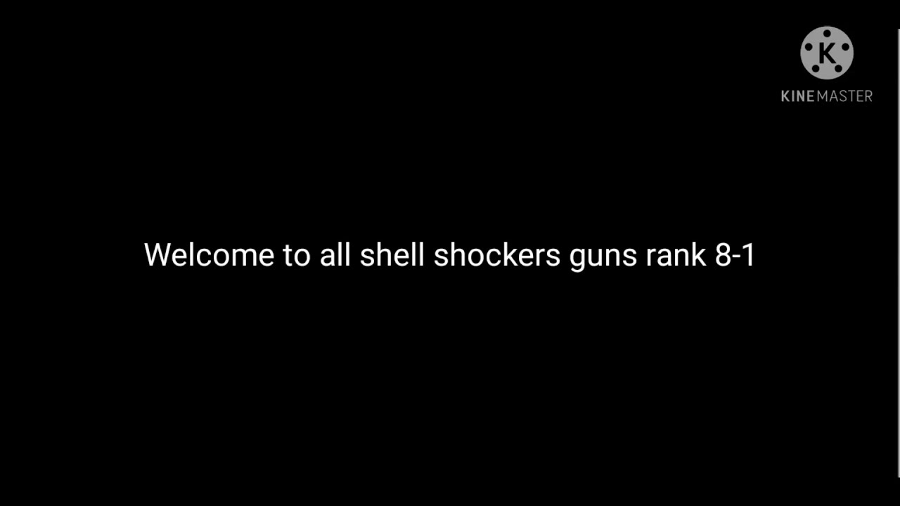 All Shell Shockers guns ranked