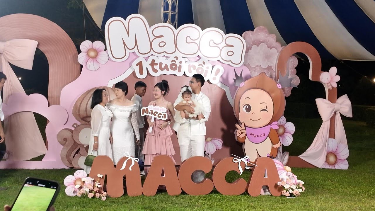 Vlog Makeup & Dự tiệc Thôi nôi Macca của Gon Pink