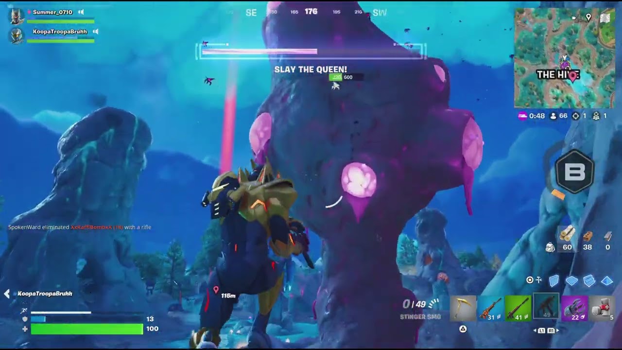 I played fortnite with my baseball teamate