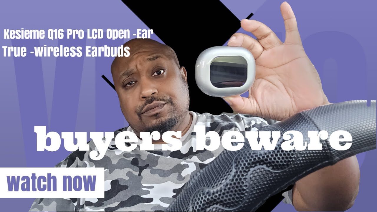 Покупатели, будьте осторожны с беспроводными наушниками Kesieme Q16 Pro LCD Open Ear True Wireless.