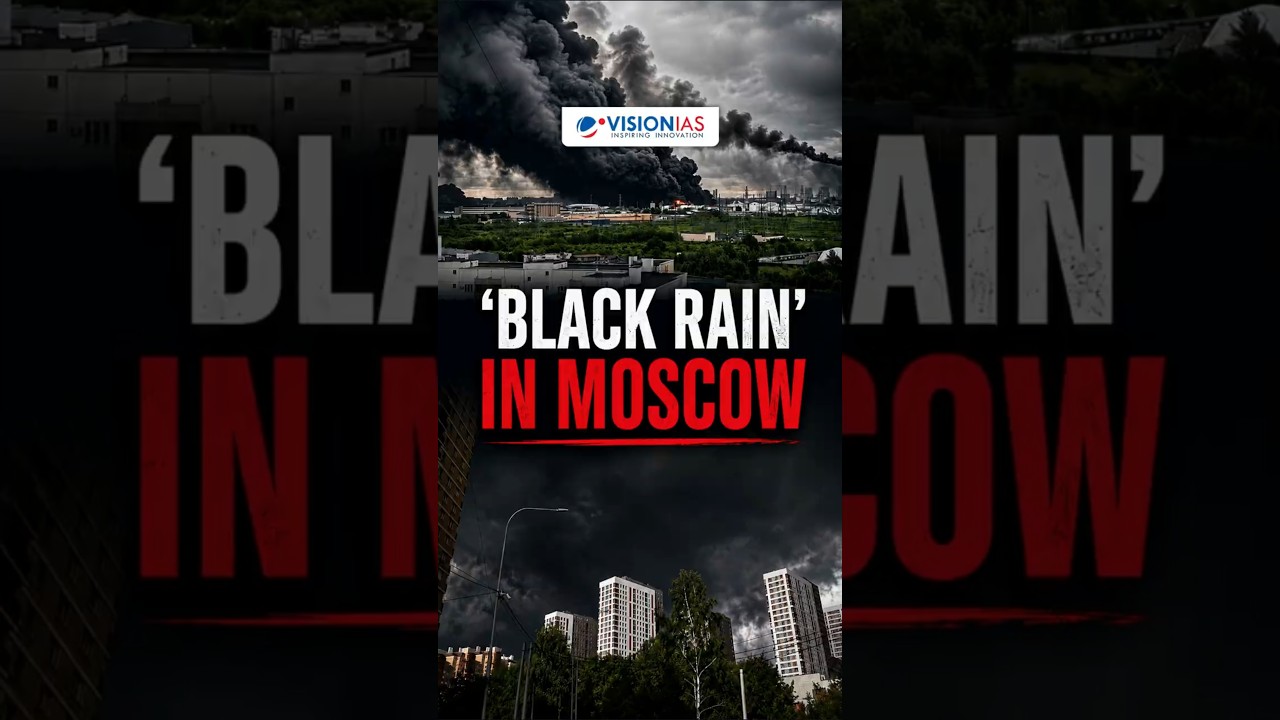 Ukraine's Drone Strike Triggers Reports of 'Black Rain' Over Moscow