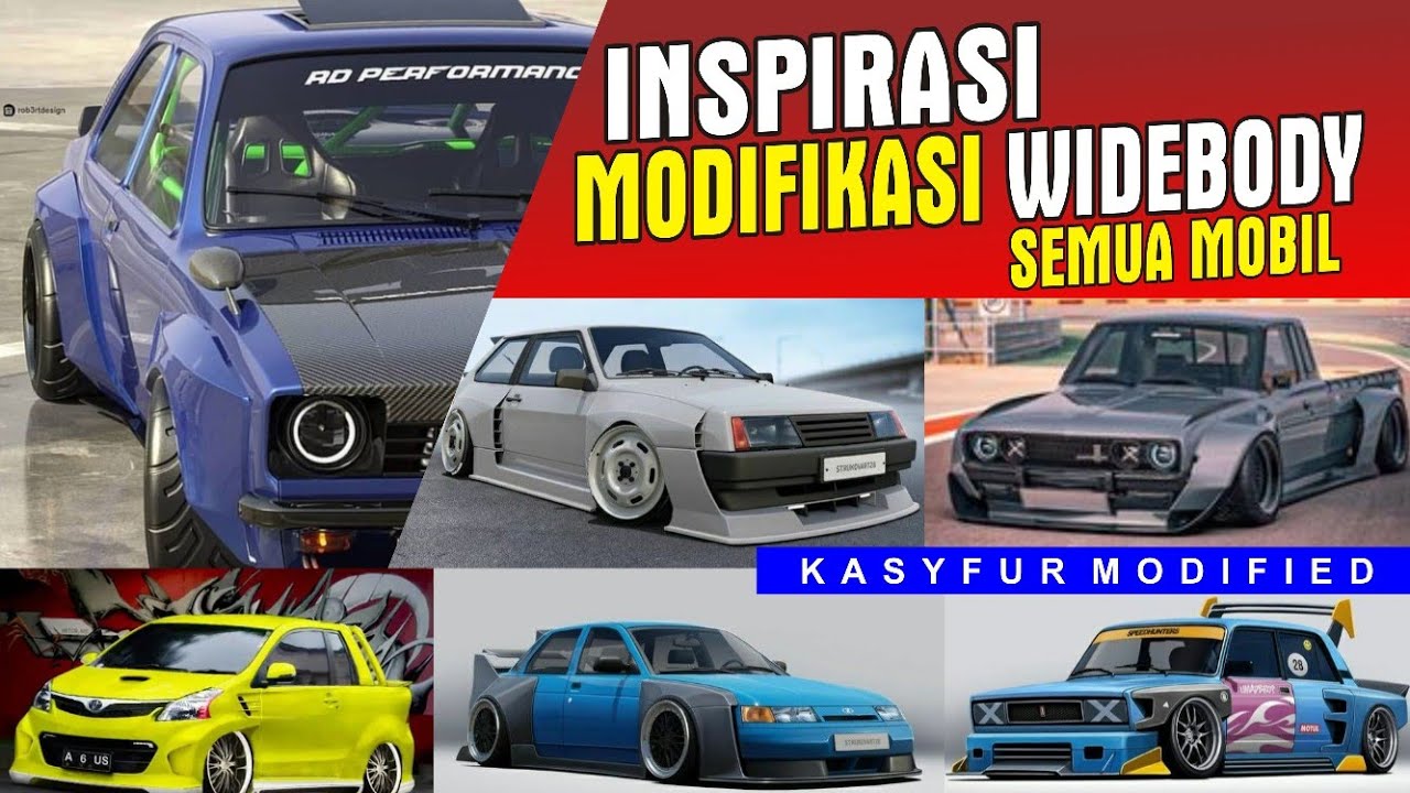 Modifikasi Widebody Dari Yang Standar, Elegant Sampai Yang EXTREM