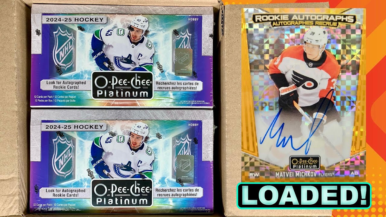 JUICED BOXES! - 2024-25 O-Pee-Chee Platinum Hockey Hobby 8 Box Case Part 2