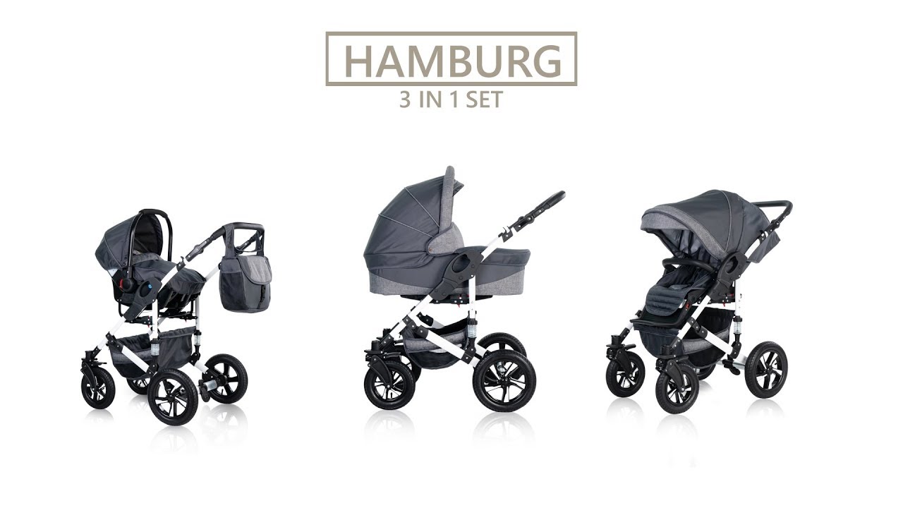 Friedrich Hugo | Hamburg | 3 in 1 Kinderwagen-Set