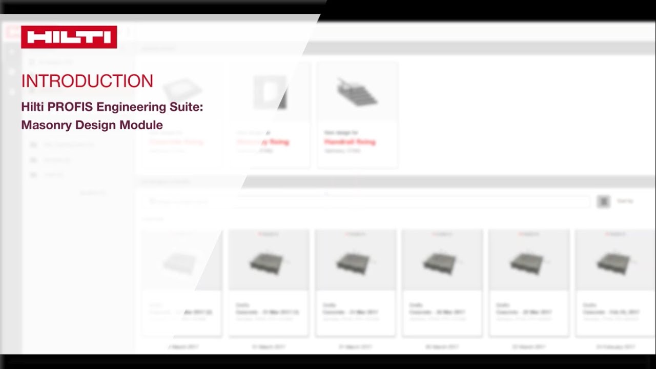 Hilti PROFIS Engineering Anchoring to Masonry Design Tutorial