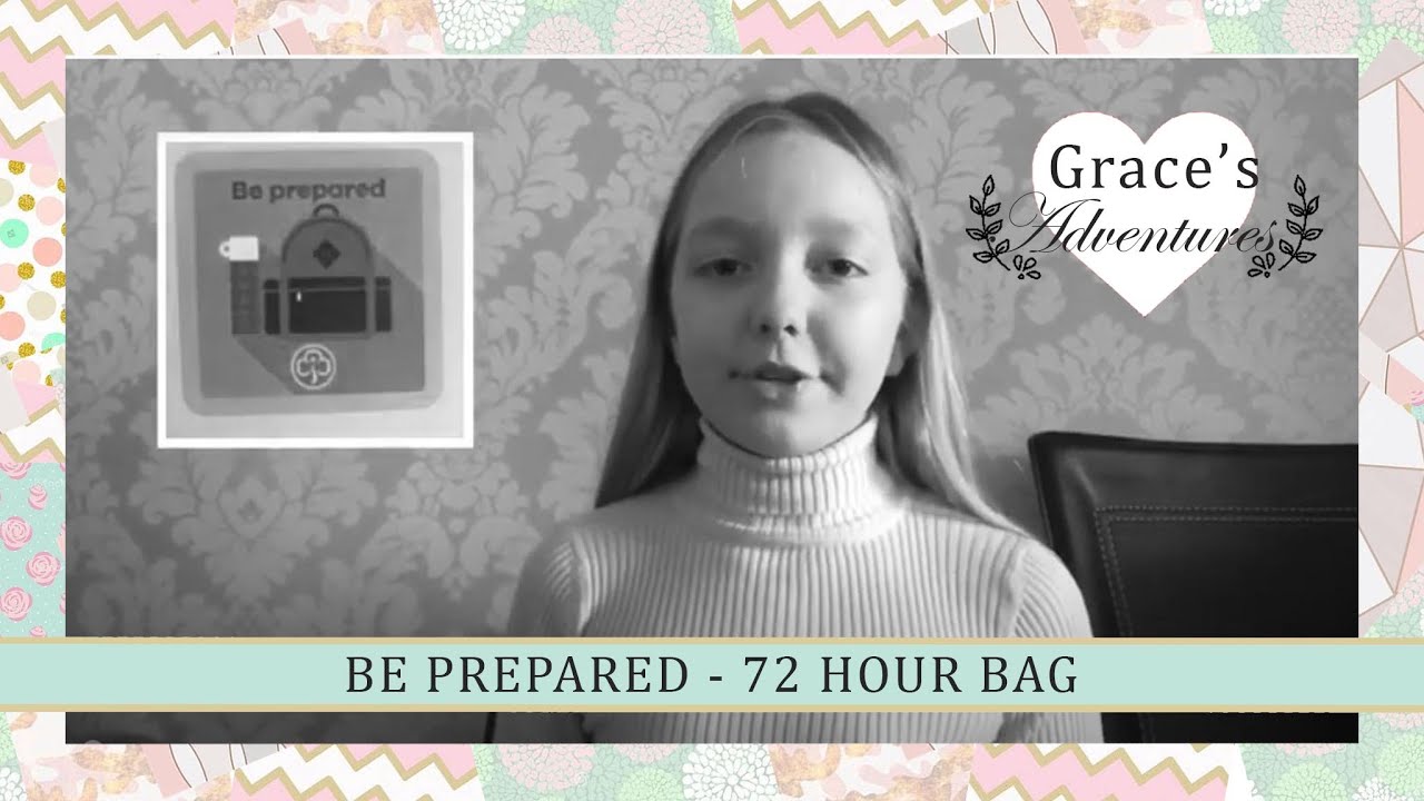 Girlguiding UK - Interest Badge Work - Be Prepared (72 Hour Bag)