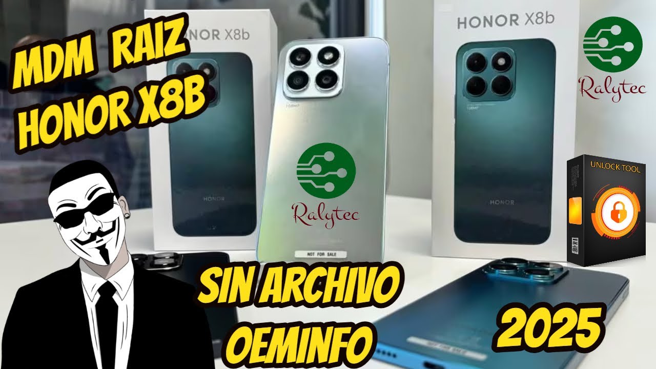 Quitar MDM Honor X8b de raíz 2025 || Sin file OEMINFO || Facil con Unlocktool