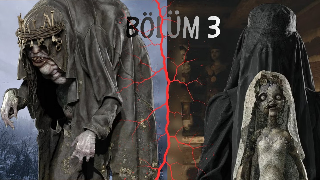RESİDENT EVİL VİLLAGE (8) BÖLÜM 3 ve 4!  2K 60 FPS. Kabus Gibi!! Donno Beneviento ve Moreau !