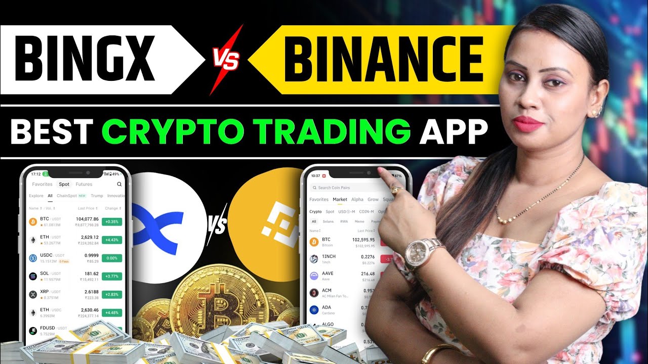 कौन सा Crypto App अच्छा है ?Bingx vs Binance Which Is Best | Comparison Which Is Better For Trading?