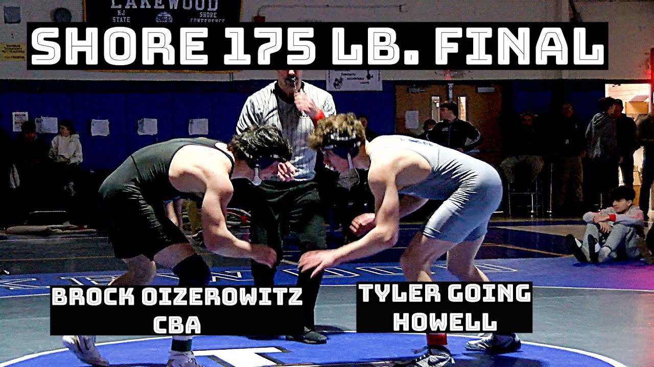 Shore Conference 175 lb. Final | Brock Oizerowitz (CBA) vs. Tyler Going (Howell)
