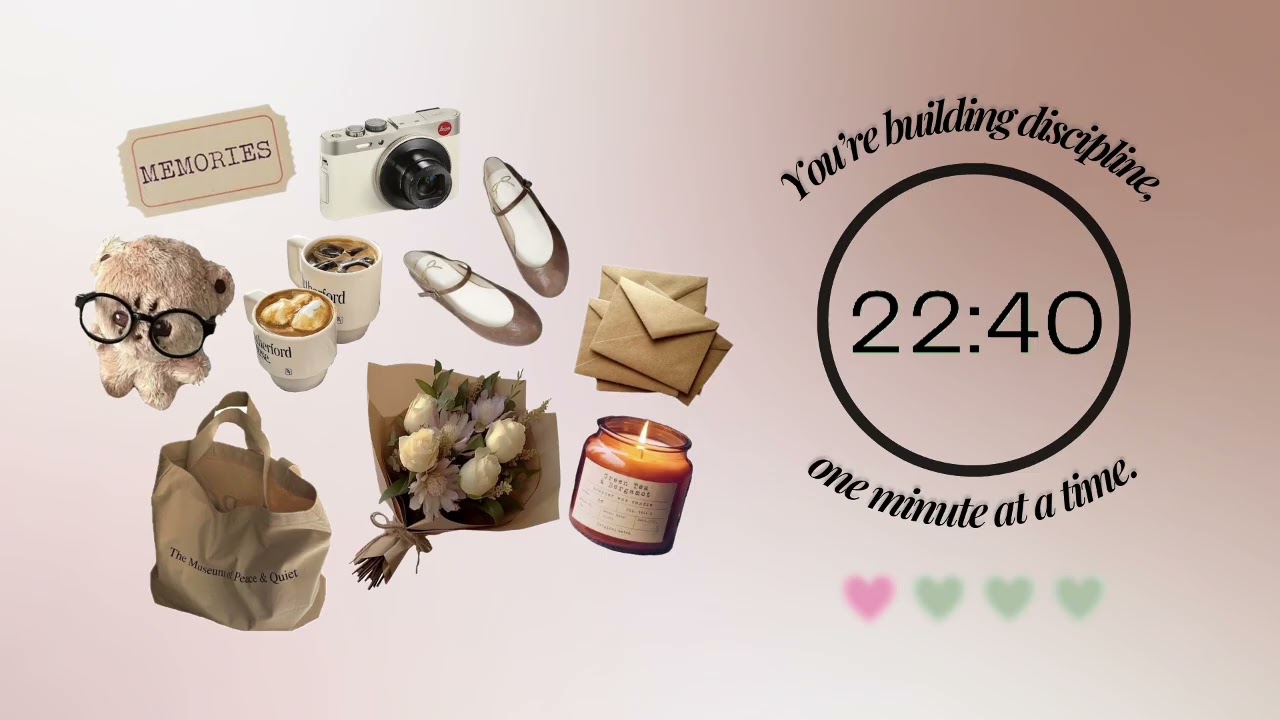 Pomodoro Timer with Crackling Fire & Calm Lo-fi 🍵 | 25/5 Study Session for Cozy Focus✨