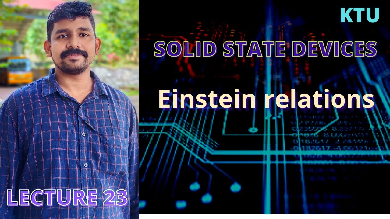 Einstein relations || KTU || SSD