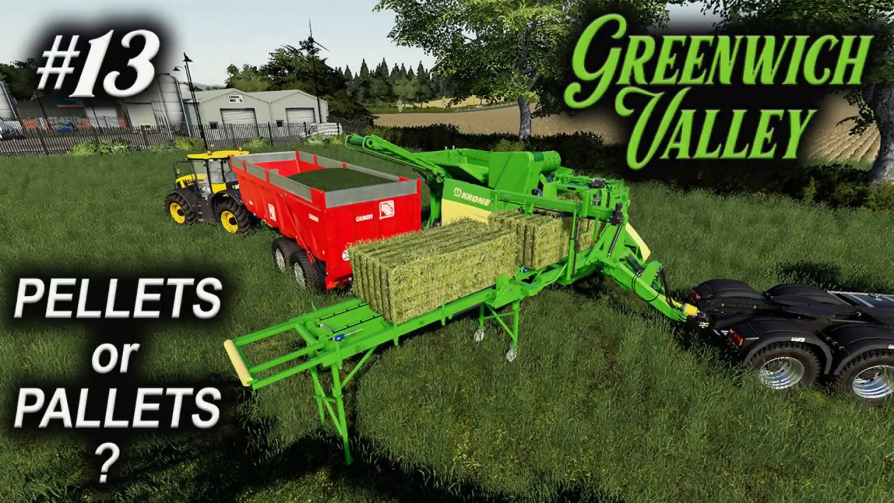 ГРИНВИЧСКАЯ ДОЛИНА №13 /ПЕЛЛЕТЫ или ПОДДОНЫ?/ Farming Simulator 19 PS4 Давайте поиграем в FS19.