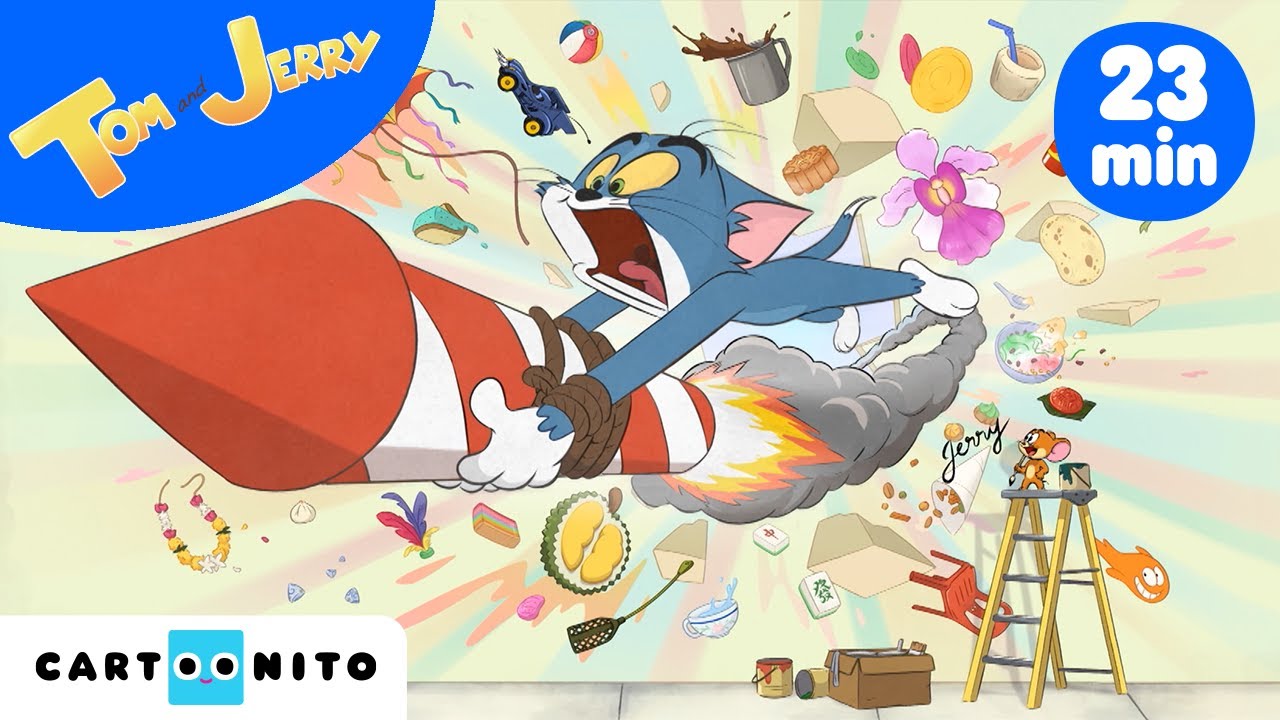 Tom & Jerry | Compilation de poursuites colorées  #NOUVEAU Dessin animé