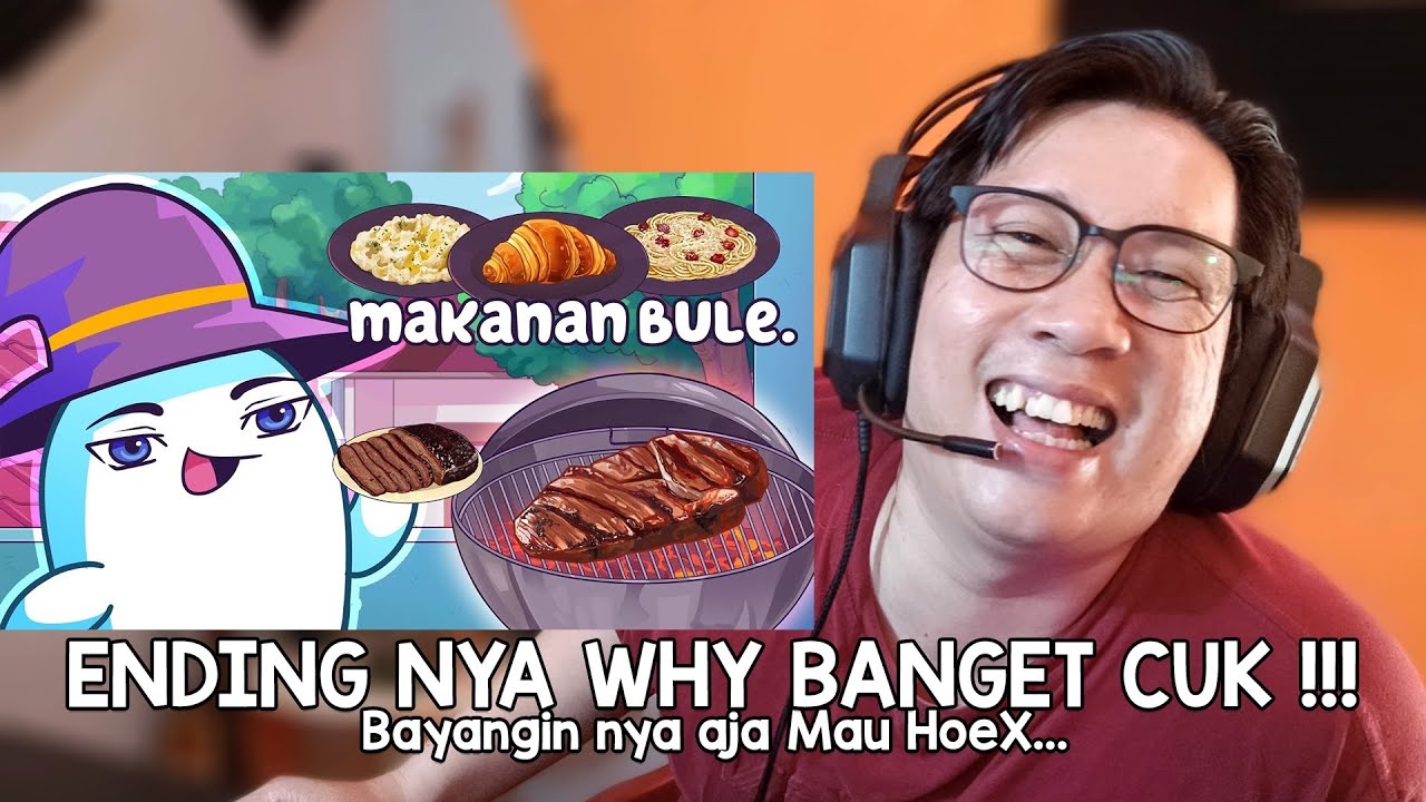 Reaction - Topi Sihir Animation - 7 Hari Makan Kayak Bule