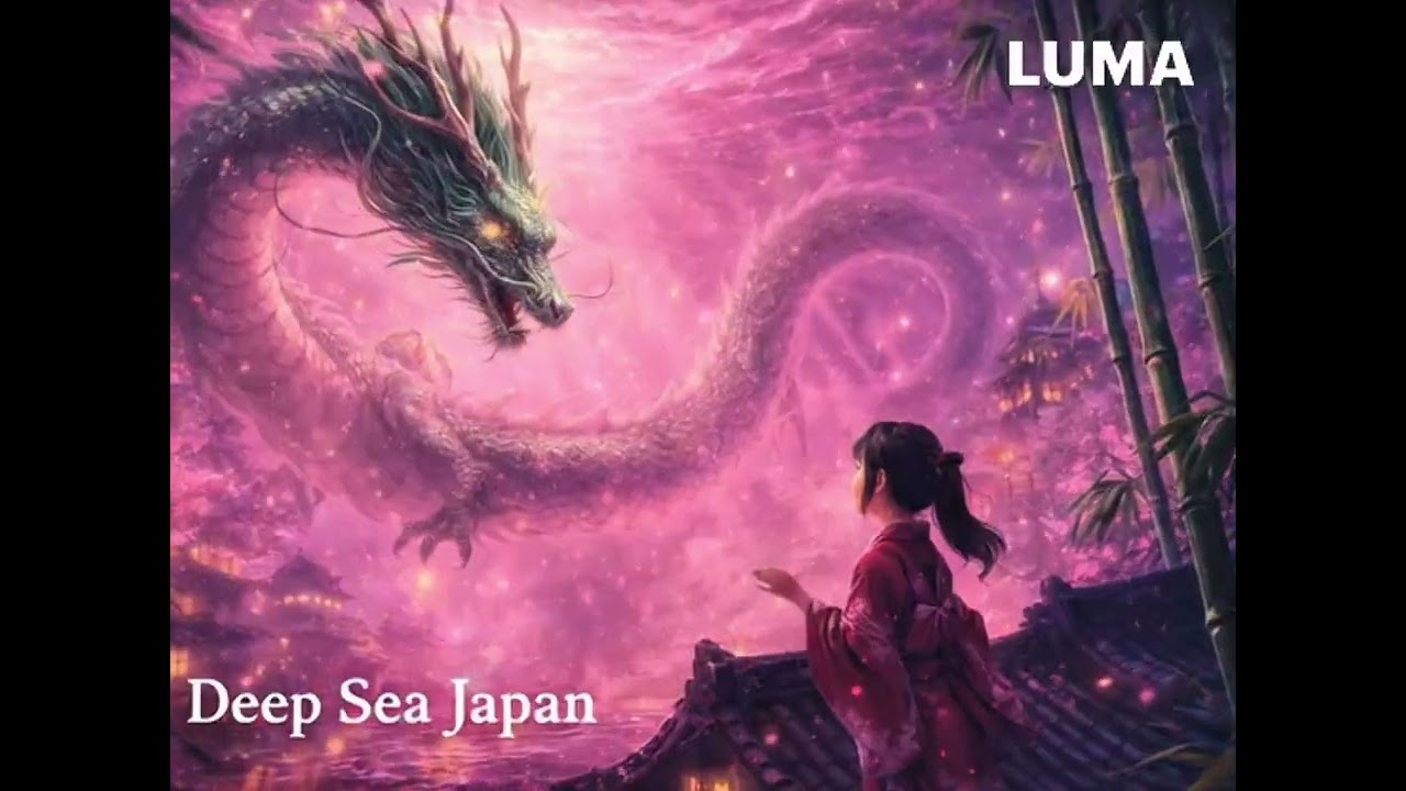 Deep Sea Japan 🐉Mystic Dragon of the Pink Ocean | 幻想の海龍アンビエント　￼幸運　運気アップ