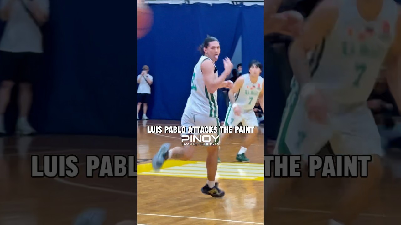 LUIS PABLO ATTACKS THE PAINT 💪🏻 #basketball #luispablo #dlsu #dlsugreenarchers