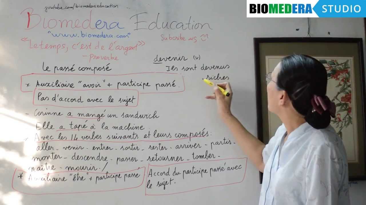 Bài 63: Thì quá khứ kép trong tiếng Pháp - Le passé composé