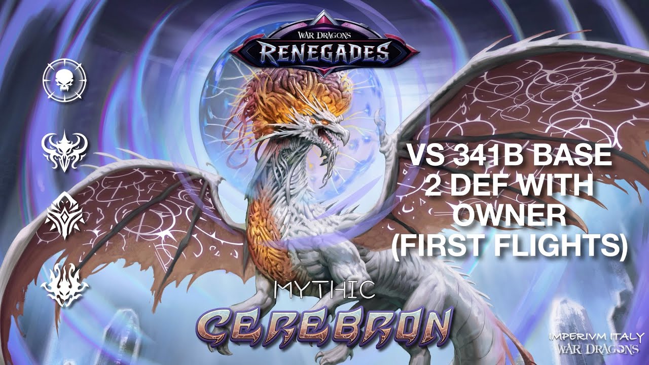 CEREBRON -RENEGADES MYT DARK SORCERER (FIRST FLIGHTS) 57.2B VS 341B BASE - ImperivmItaly War dragons
