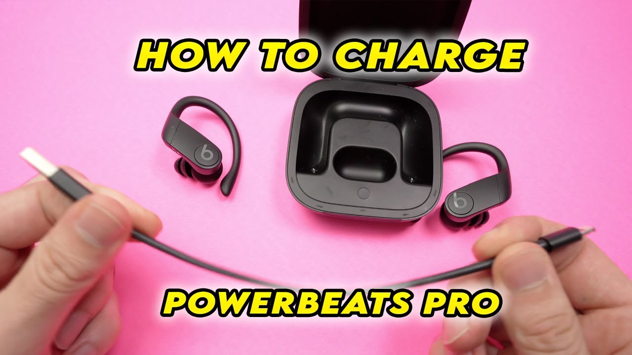 How to Charge Your PowerBeats Pro Earbuds & Case
