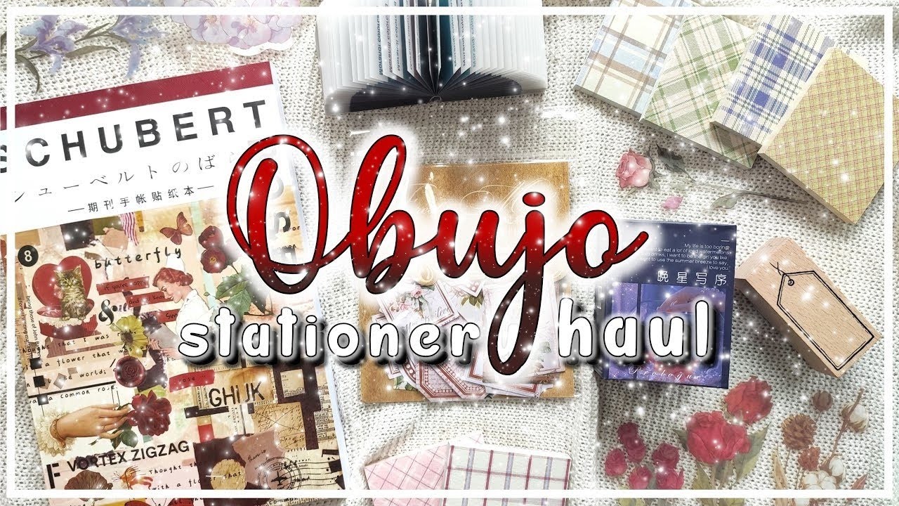 Obujo Stationery Haul + Review 🏷
