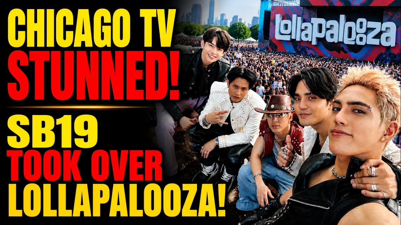 Chicago TV Couldn't Believe What SB19 Did at Lollapalooza!🔥🔥