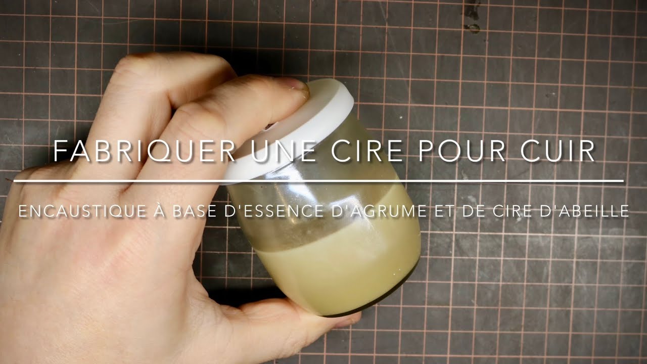 DIY - recette de cire pour cuir efficace sans térébenthine et sans corps gras - point-sellier.com