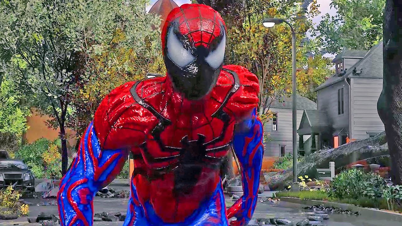 Marvel's Spider-Man 2 Peter Transforms Carnage Suit