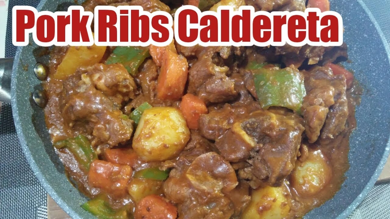 Pork Ribs Caldereta//Kapampangan Style